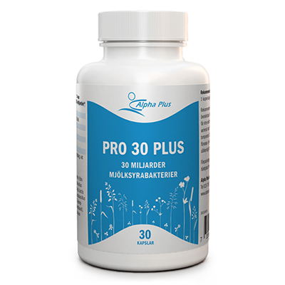 Burk med probiotika, Pro 30 Plus